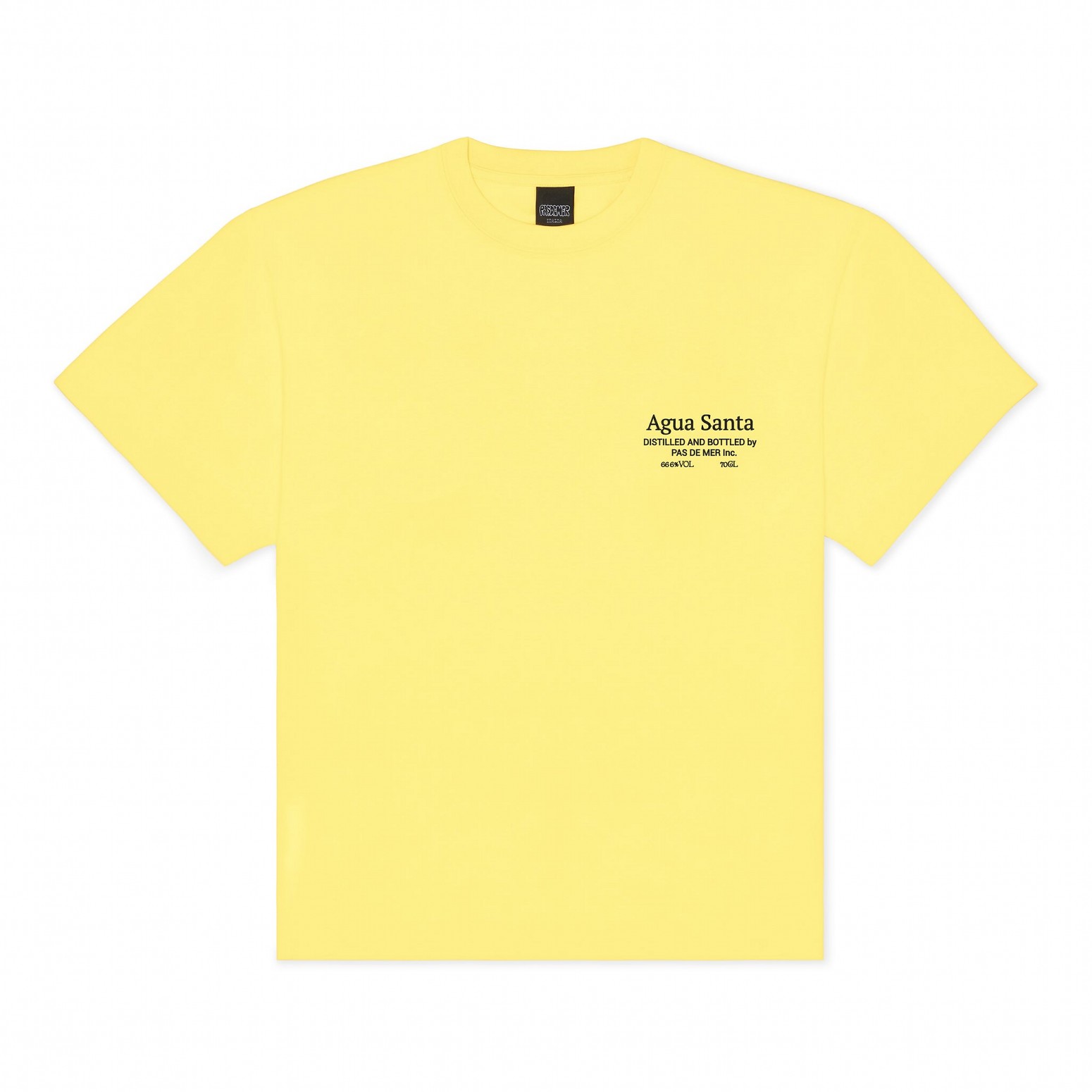 PAS DE MER/ѥɥAGUA SANTA TEE T / LIGHT YELLOW