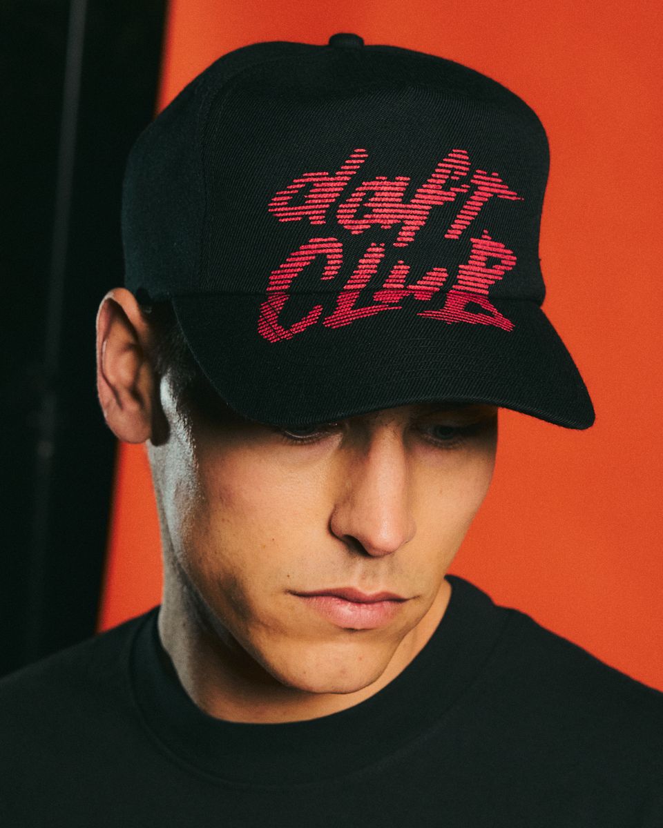 ��PLEASURES/�ץ쥸�㡼����DAFT PUNK/���եȡ��ѥ󥯡�DAFT CLUB HAT ����å� / BLACK