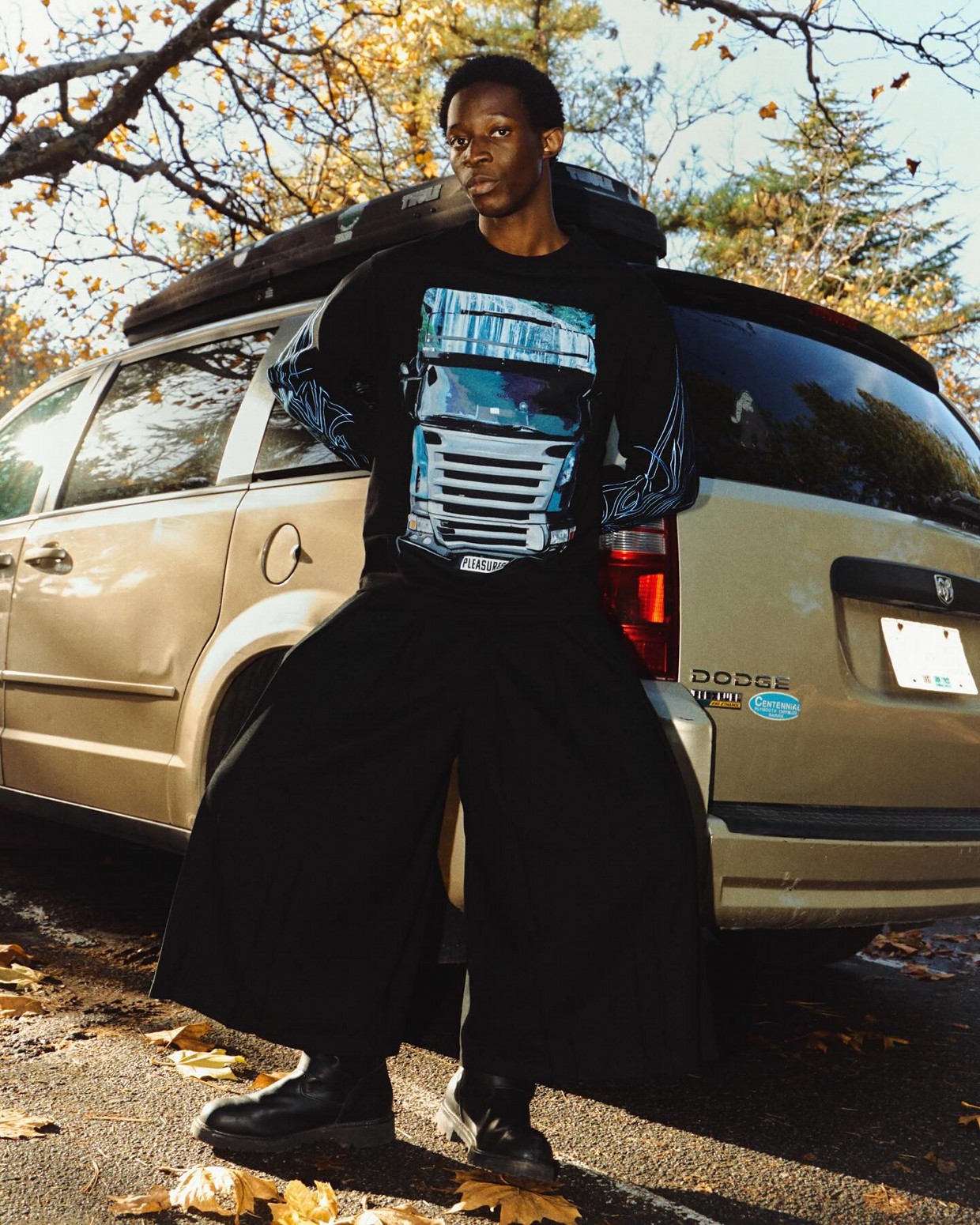 ��PLEASURES/�ץ쥸�㡼����SEMI HEAVYWEIGHT LONG SLEEVE SHIRT ĹµT����� / BLACK