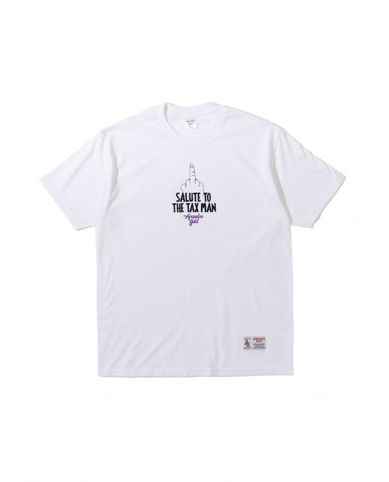 ��ACAPULCO GOLD/�����ץ륳 ������ɡ�SALUTE TEE T����� / WHITE
