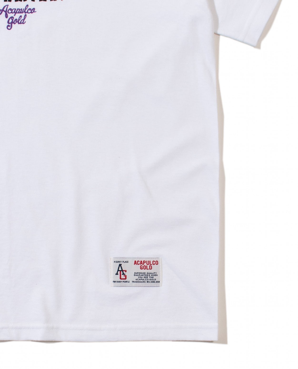 ��ACAPULCO GOLD/�����ץ륳 ������ɡ�SALUTE TEE T����� / WHITE