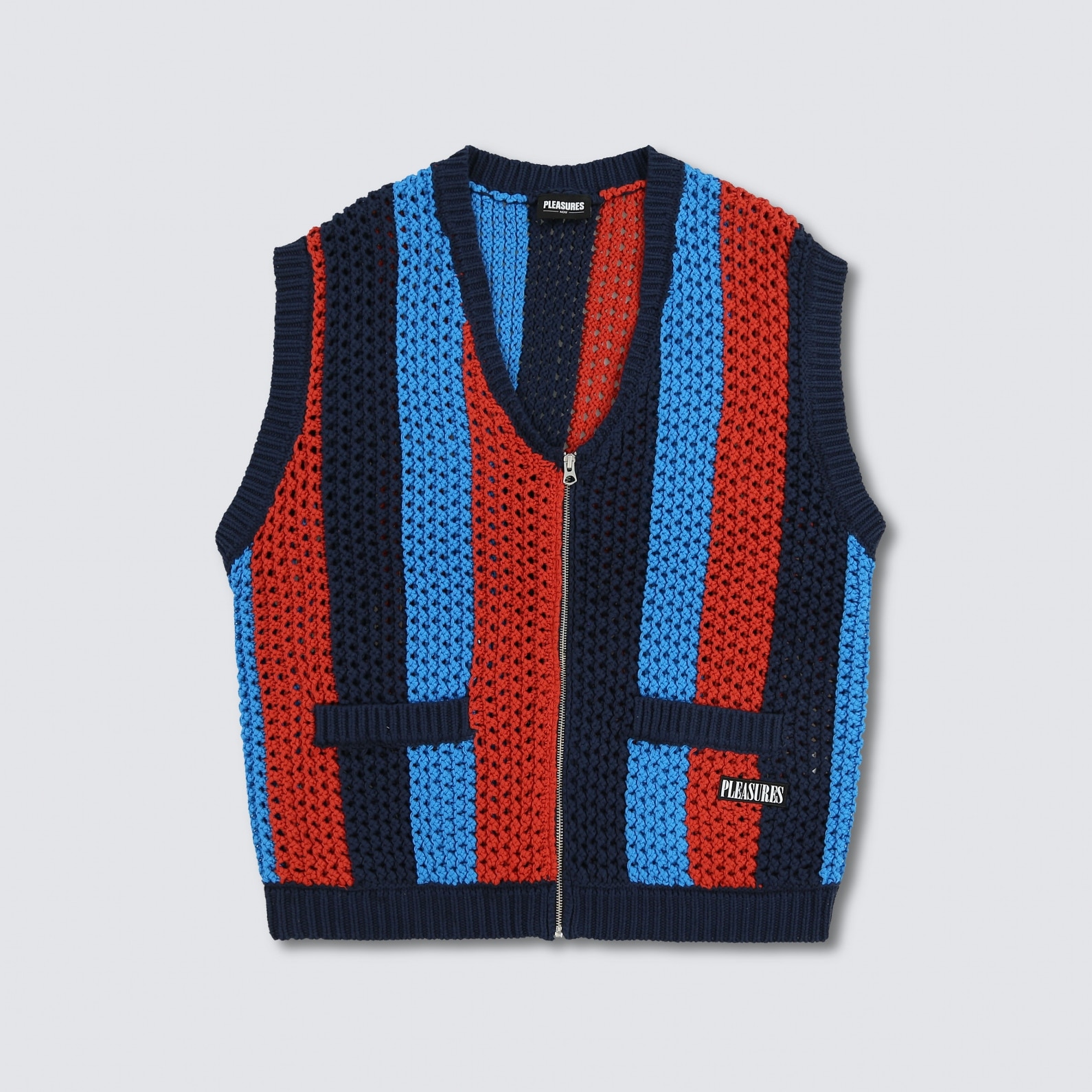 PLEASURES/ץ쥸㡼HOMBRE CARDIGAN VEST ǥ٥ / MULTICOLOR