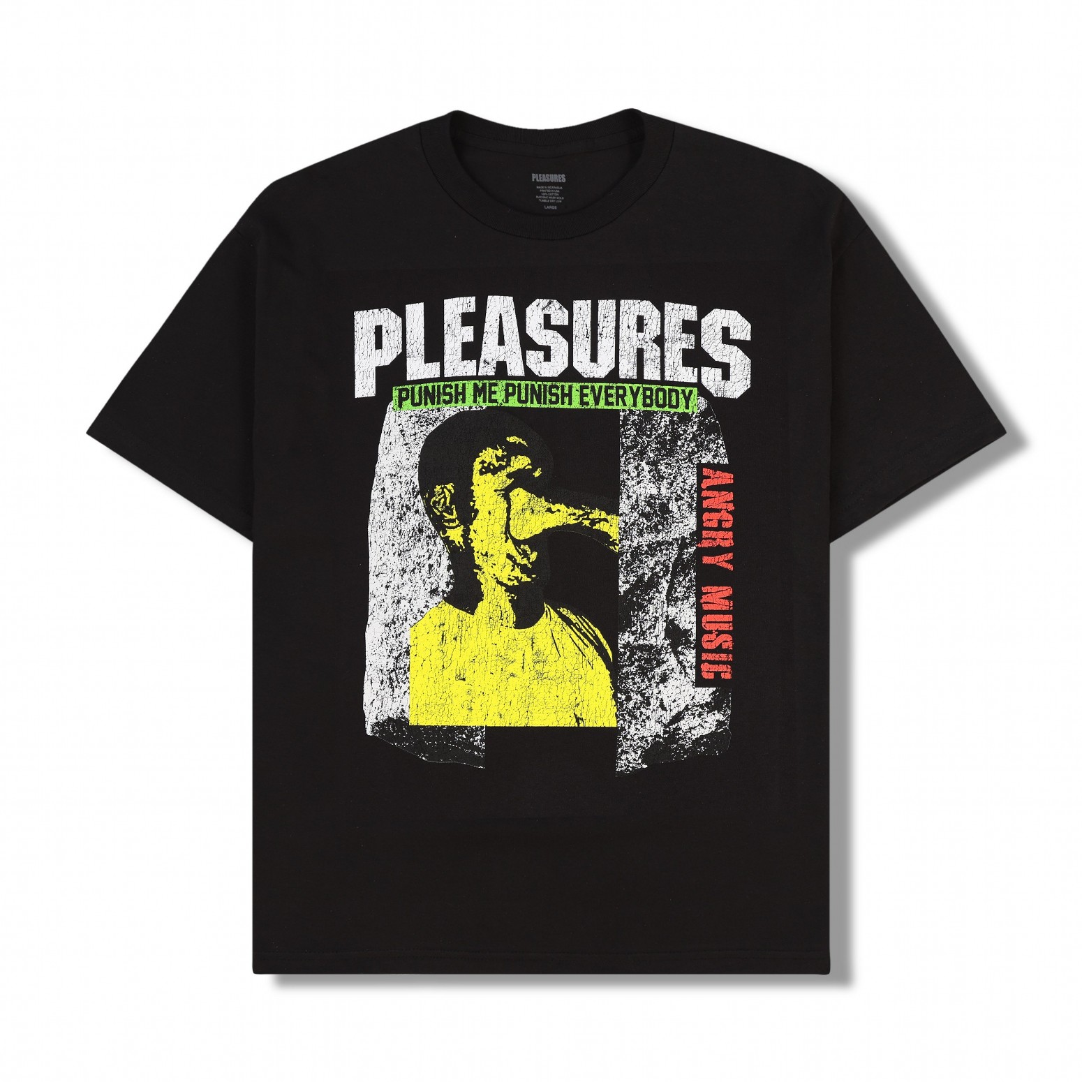 ��PLEASURES/�ץ쥸�㡼����PUNISH T-SHIRT T����� / BLACK