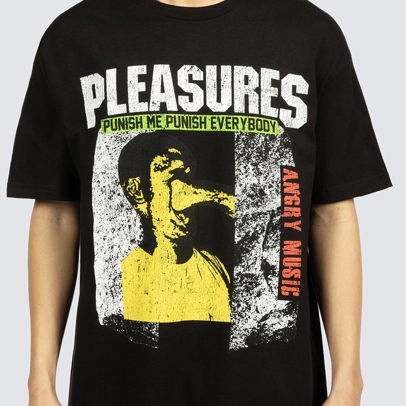 ��PLEASURES/�ץ쥸�㡼����PUNISH T-SHIRT T����� / BLACK