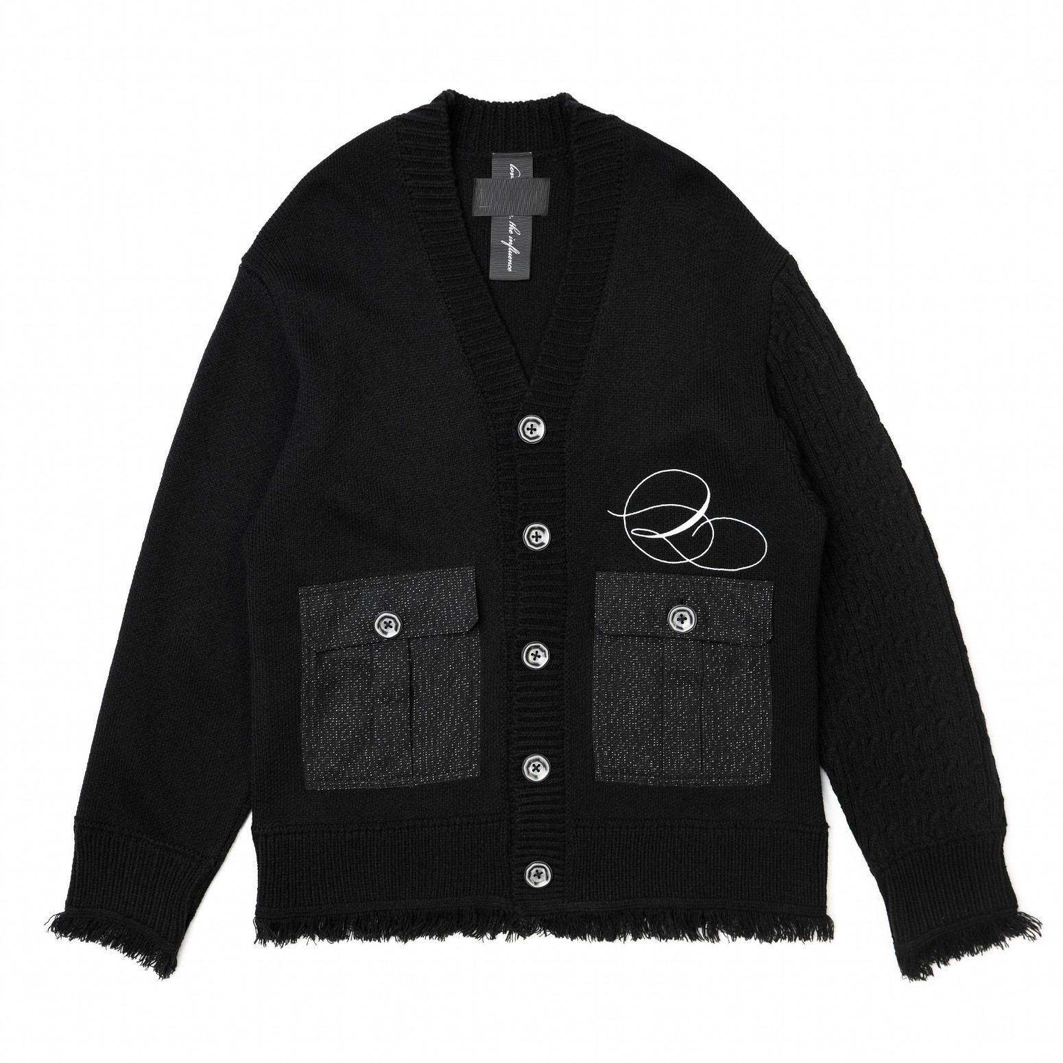 LUTI/롼ƥINNUENDO PATCHWORK CARDIGAN ǥ / BLACK