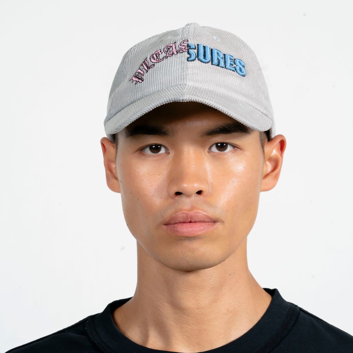 ��PLEASURES/�ץ쥸�㡼����SPLIT CORDUROY CAP ����å� / GREY