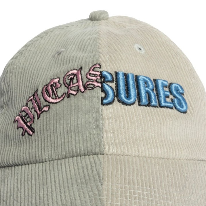 ��PLEASURES/�ץ쥸�㡼����SPLIT CORDUROY CAP ����å� / GREY