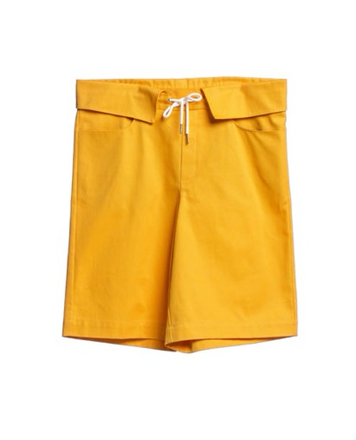 ��DRINK BEER SAVE WATER/�ɥ�󥯥ӥ������֥�����������WAIST COLLAR YELLOW SHORTS ���硼�ȥѥ�� / YELLOW �������� ����