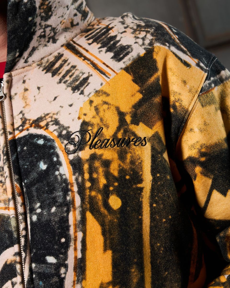 ��PLEASURES/�ץ쥸�㡼����RADIANCE ZIP HOODIE �ѡ����� / NATURAL