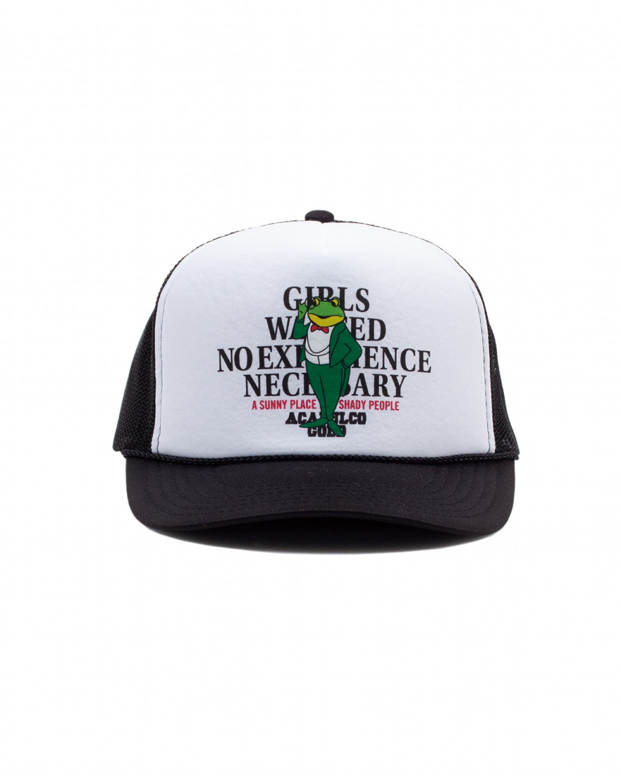 ��ACAPULCO GOLD/�����ץ륳 ������ɡ�MACK-D TRUCKER CAP ����å� / BLACK/WHITE