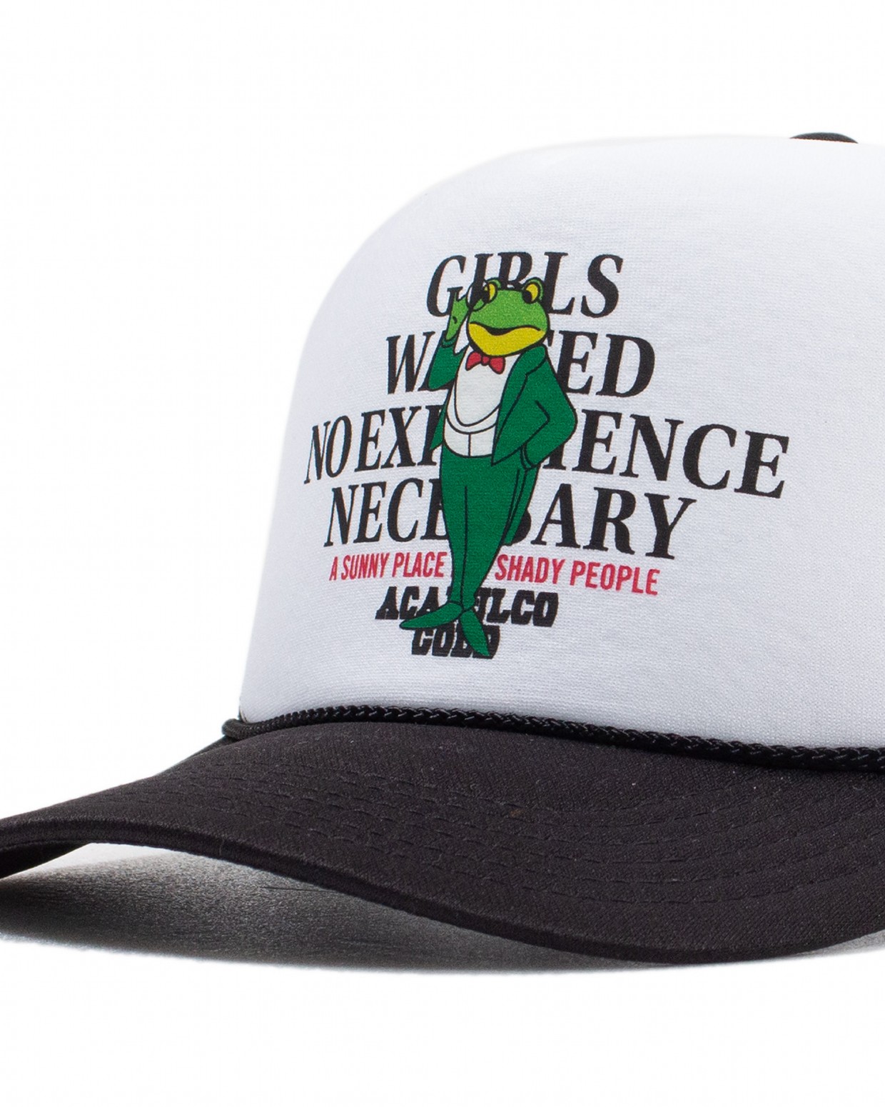 ��ACAPULCO GOLD/�����ץ륳 ������ɡ�MACK-D TRUCKER CAP ����å� / BLACK/WHITE