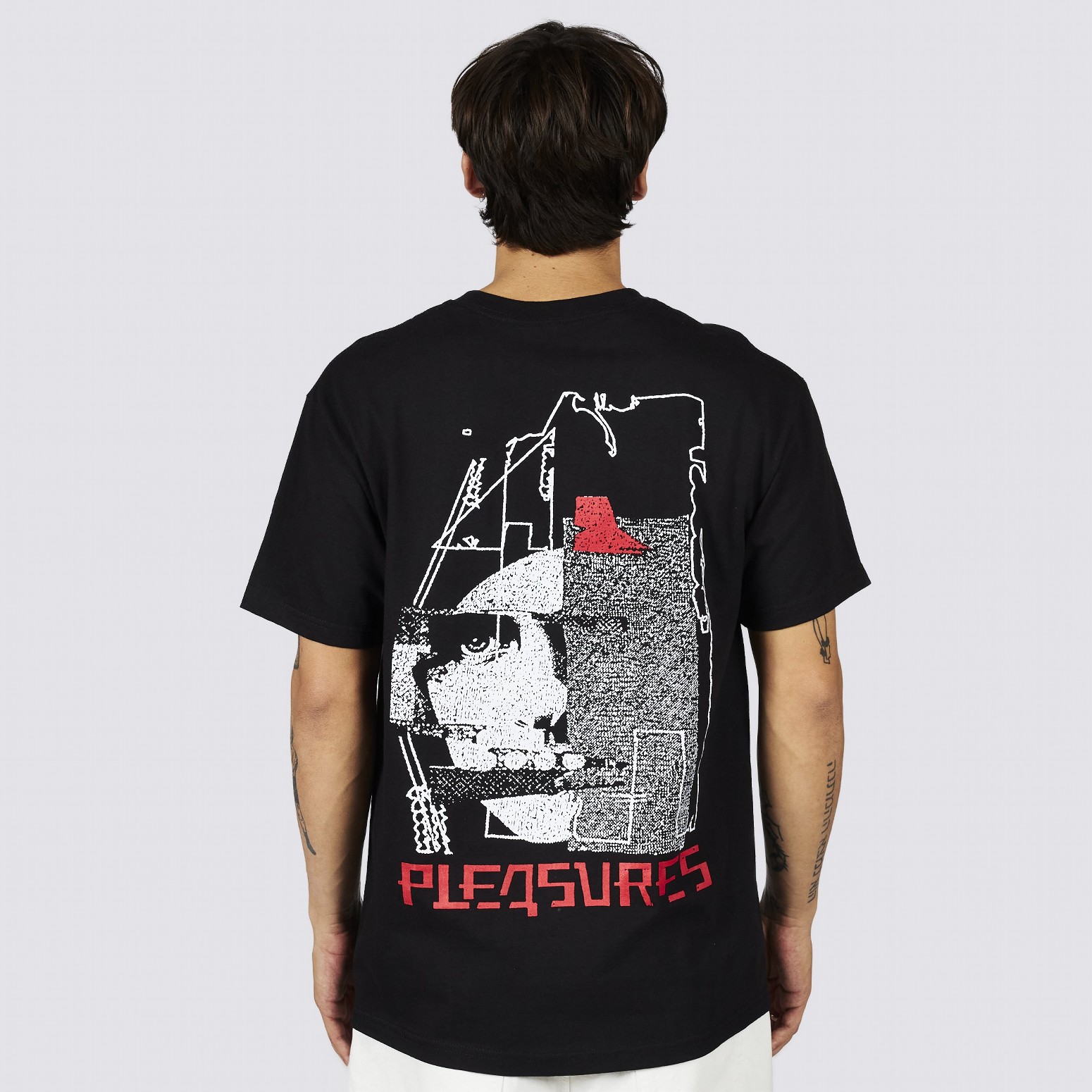 ��PLEASURES/�ץ쥸�㡼����THE FAINT/�� �ե�����ȡ�LOGIC T-SHIRT T����� / BLACK