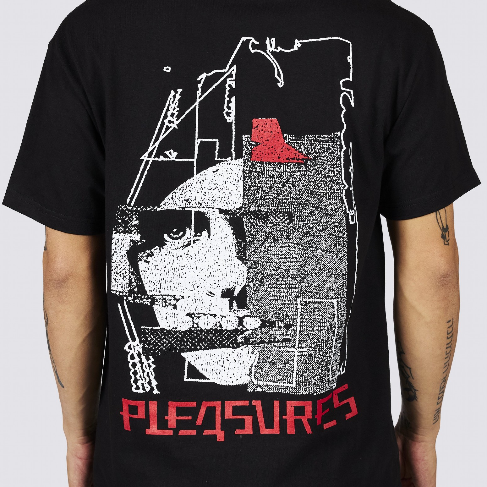 ��PLEASURES/�ץ쥸�㡼����THE FAINT/�� �ե�����ȡ�LOGIC T-SHIRT T����� / BLACK