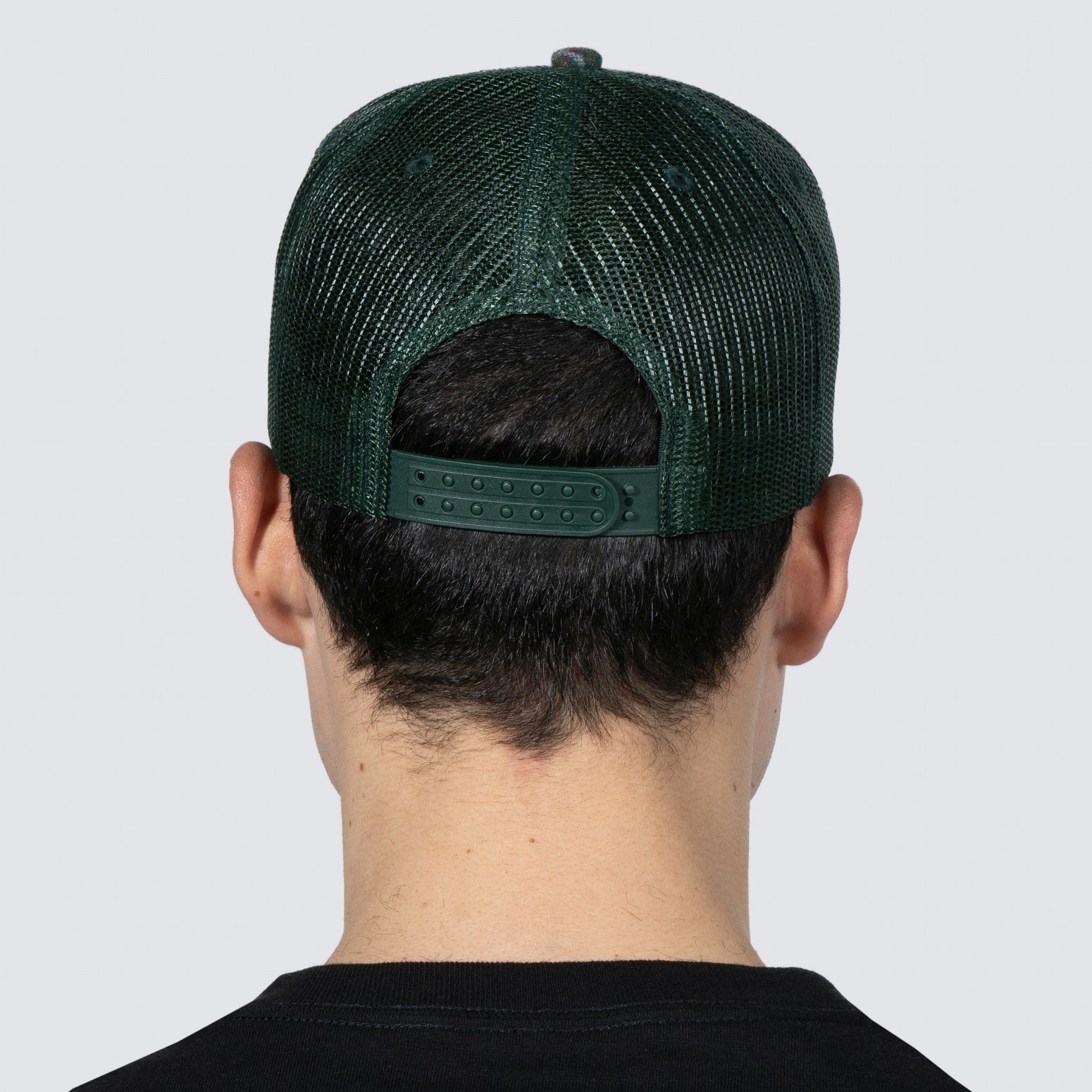 ��PLEASURES/�ץ쥸�㡼����HAPPIER PLAID TRUCKER ����å� / GREEN