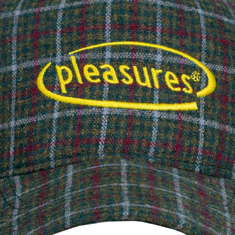 ��PLEASURES/�ץ쥸�㡼����HAPPIER PLAID TRUCKER ����å� / GREEN