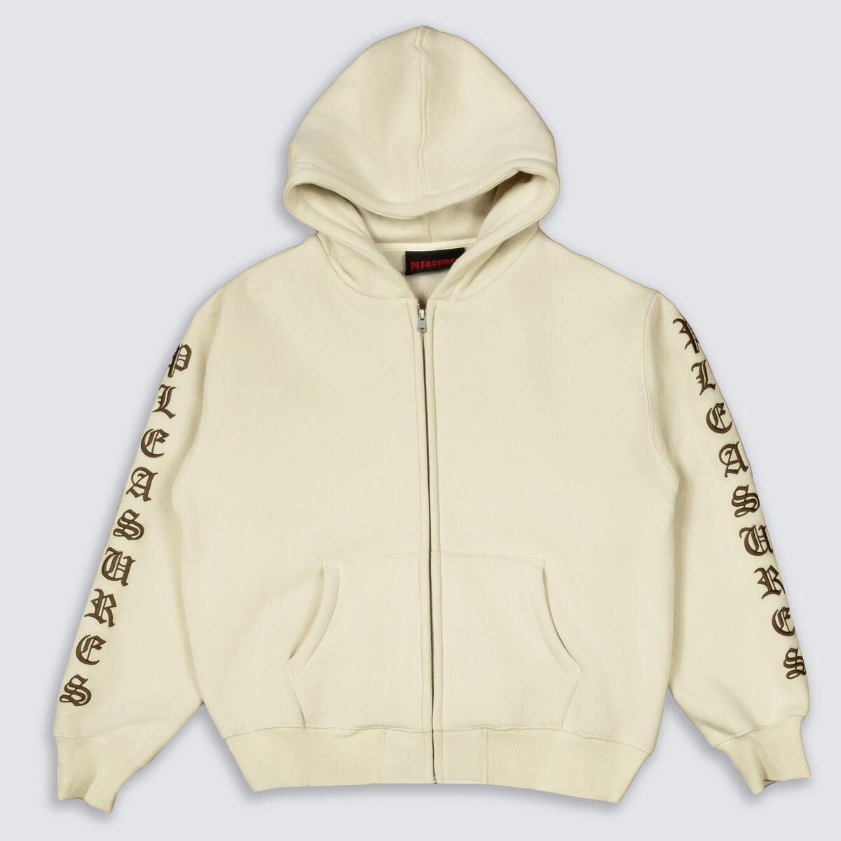 PLEASURES/ץ쥸㡼OE ZIP UP HOODIE ѡ / NATURAL
