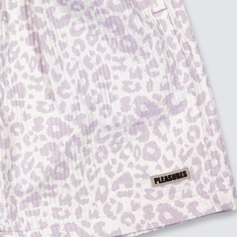PLEASURES/ץ쥸㡼LEOPARD ACTIVE SHORTS 硼ȥѥ / OFF WHITE