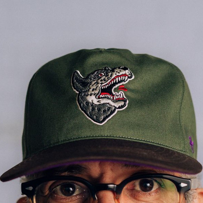 ��RAISED BY WOLVES/�쥤���ɥХ�����֥���47 SOUVENIR HITCH LC ����å� / OLIVE