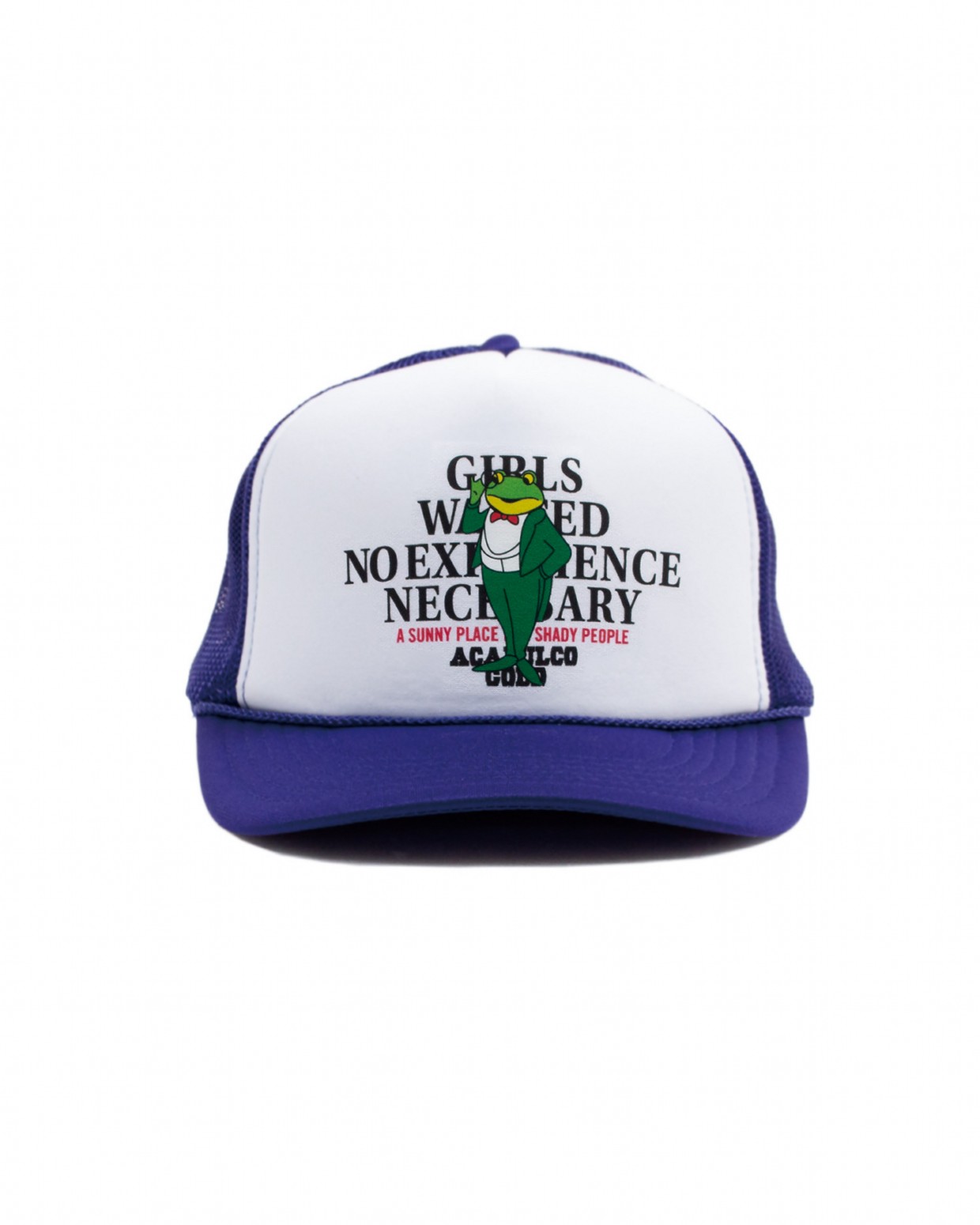��ACAPULCO GOLD/�����ץ륳 ������ɡ�MACK-D TRUCKER CAP ����å� / PURPLE/WHITE
