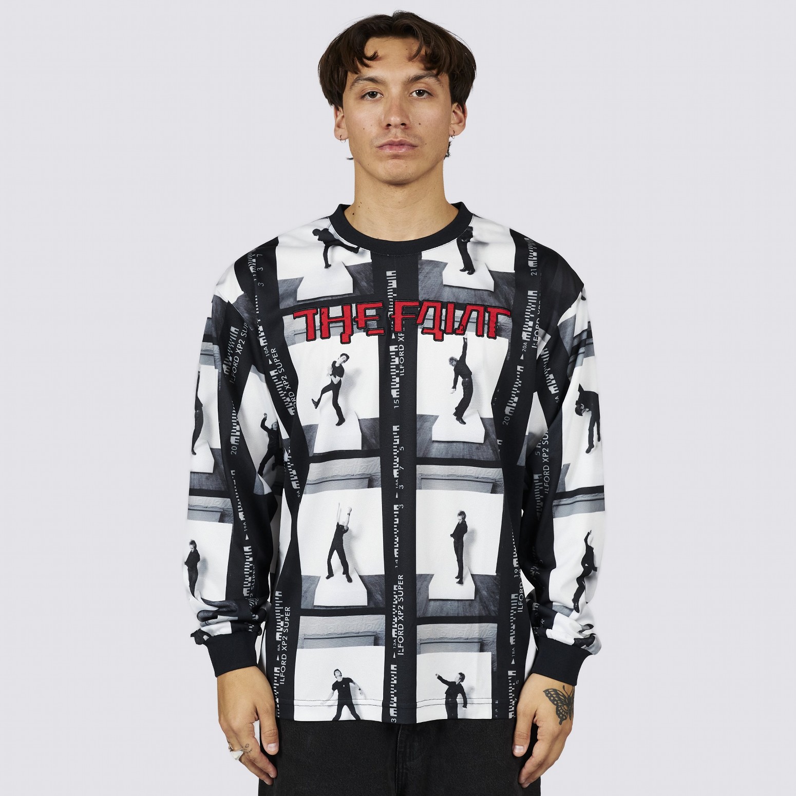 PLEASURES/ץ쥸㡼THE FAINT/ եȡDANSE SOCCER JERSEY ĹµT / WHITE