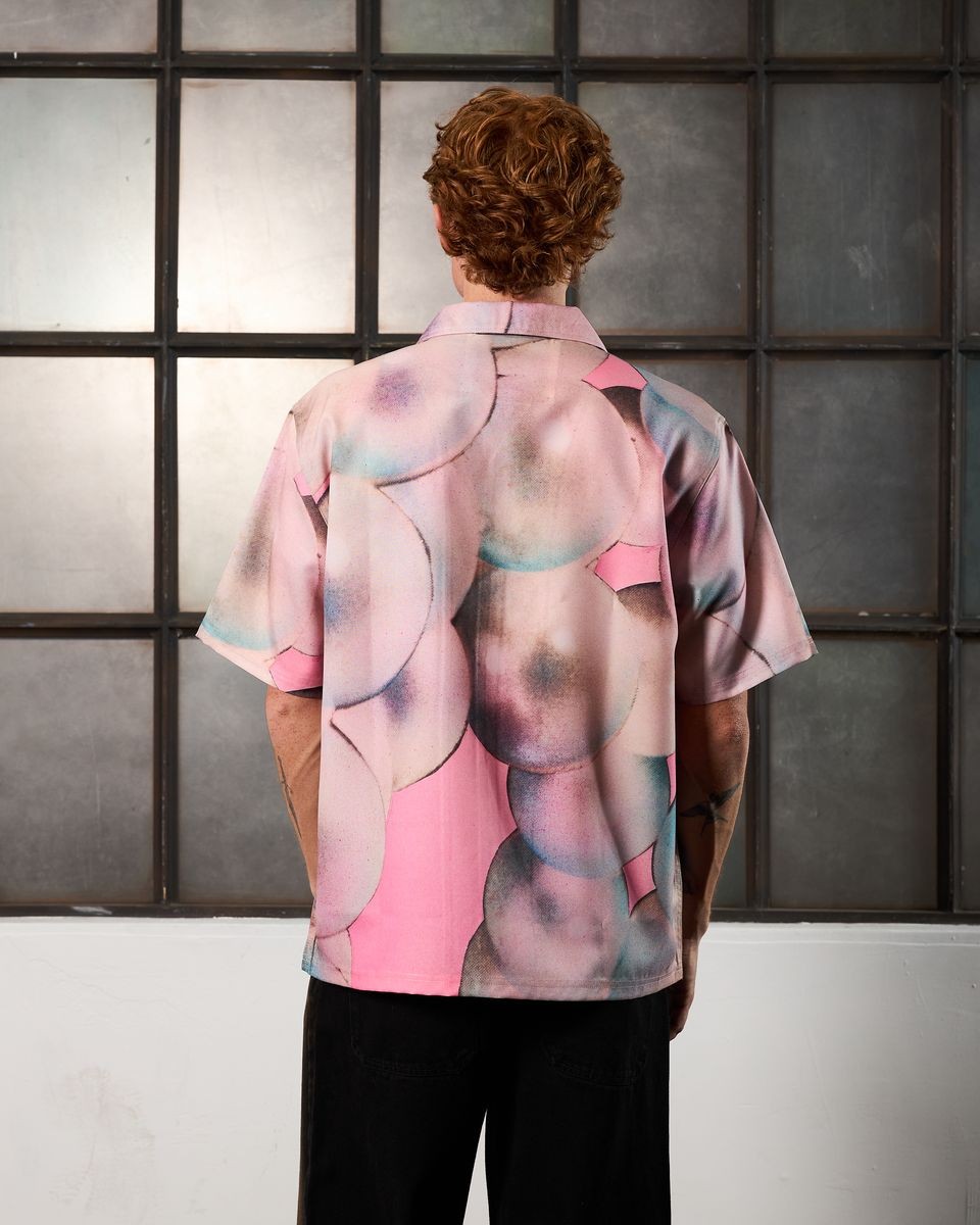 ��PLEASURES/�ץ쥸�㡼����PEARL BUTTON UP Ⱦµ����� / PINK