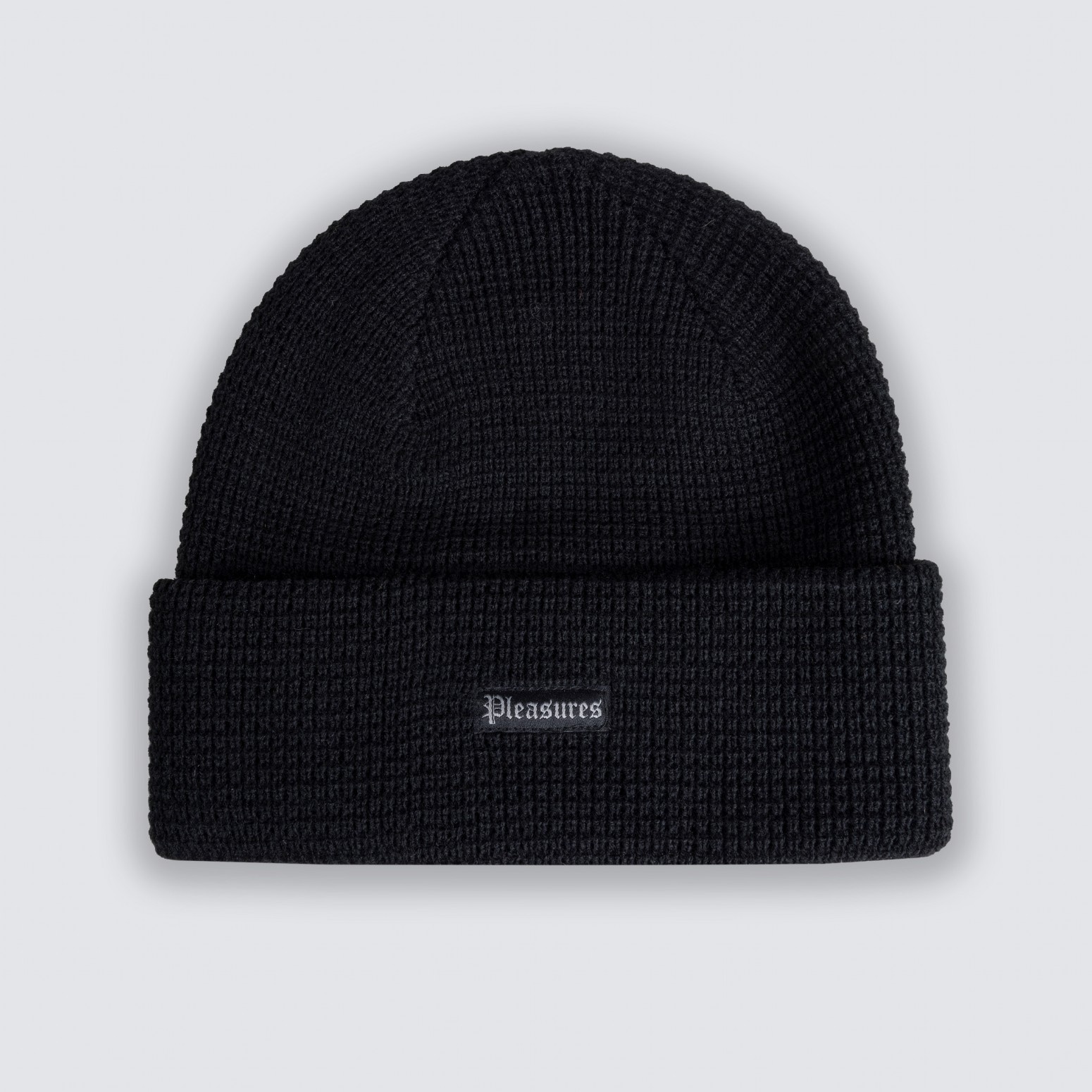 ��PLEASURES/�ץ쥸�㡼����OLD E WAFFLE BEANIE �˥å�˹ / BLACK