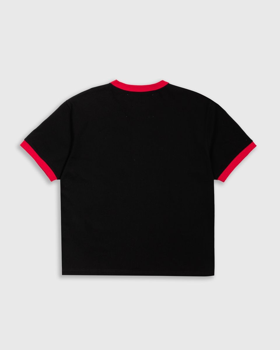 ��PLEASURES/�ץ쥸�㡼����CAKE RINGER SHIRT T����� / BLACK