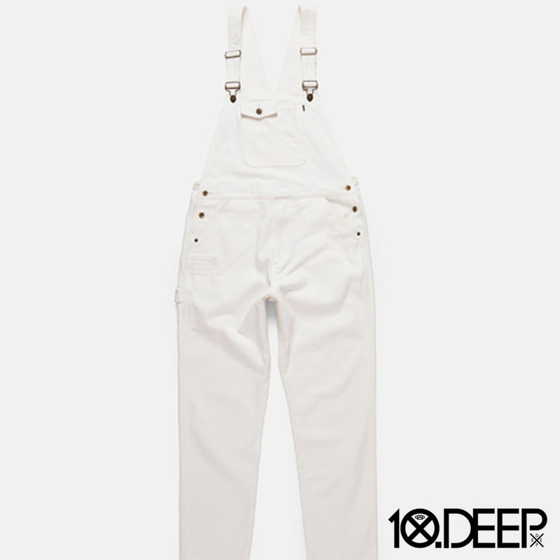 ��10DEEP/�ƥ�ǥ����ס�DAMIEN OVERALLS �����С�������ѥ�� / OFF WHITE
