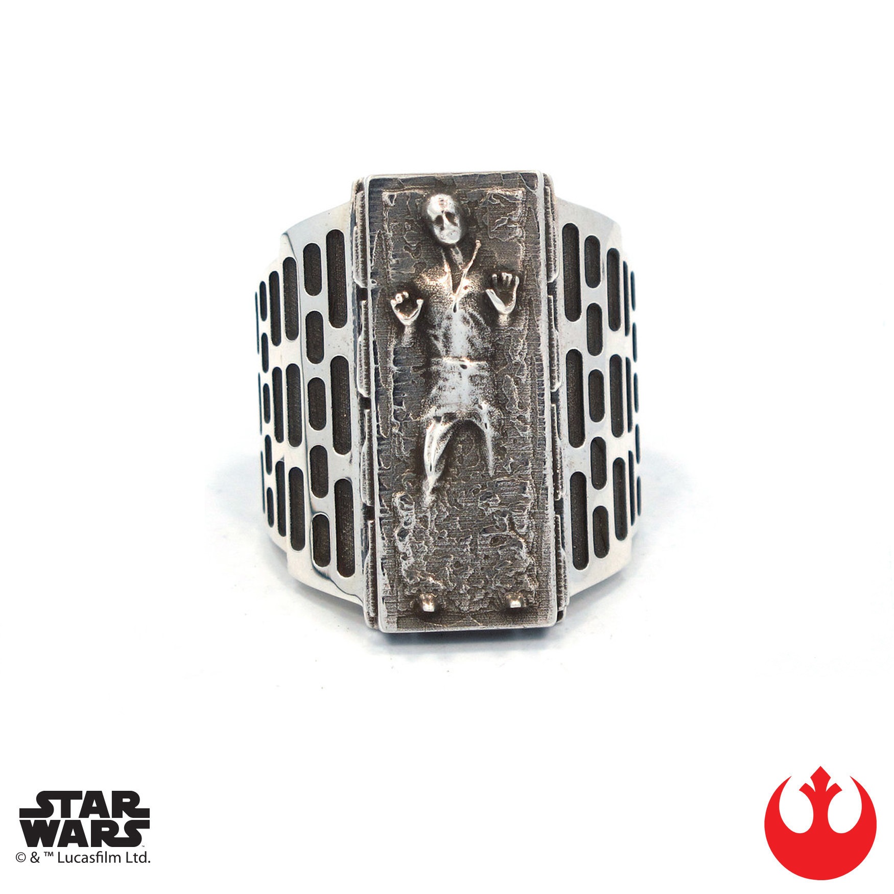 HANCHOLO/ϥ  STAR WARS/HAN CARBONITE RING - PRECIOUS METALS  HCSW252 / STERLING 925