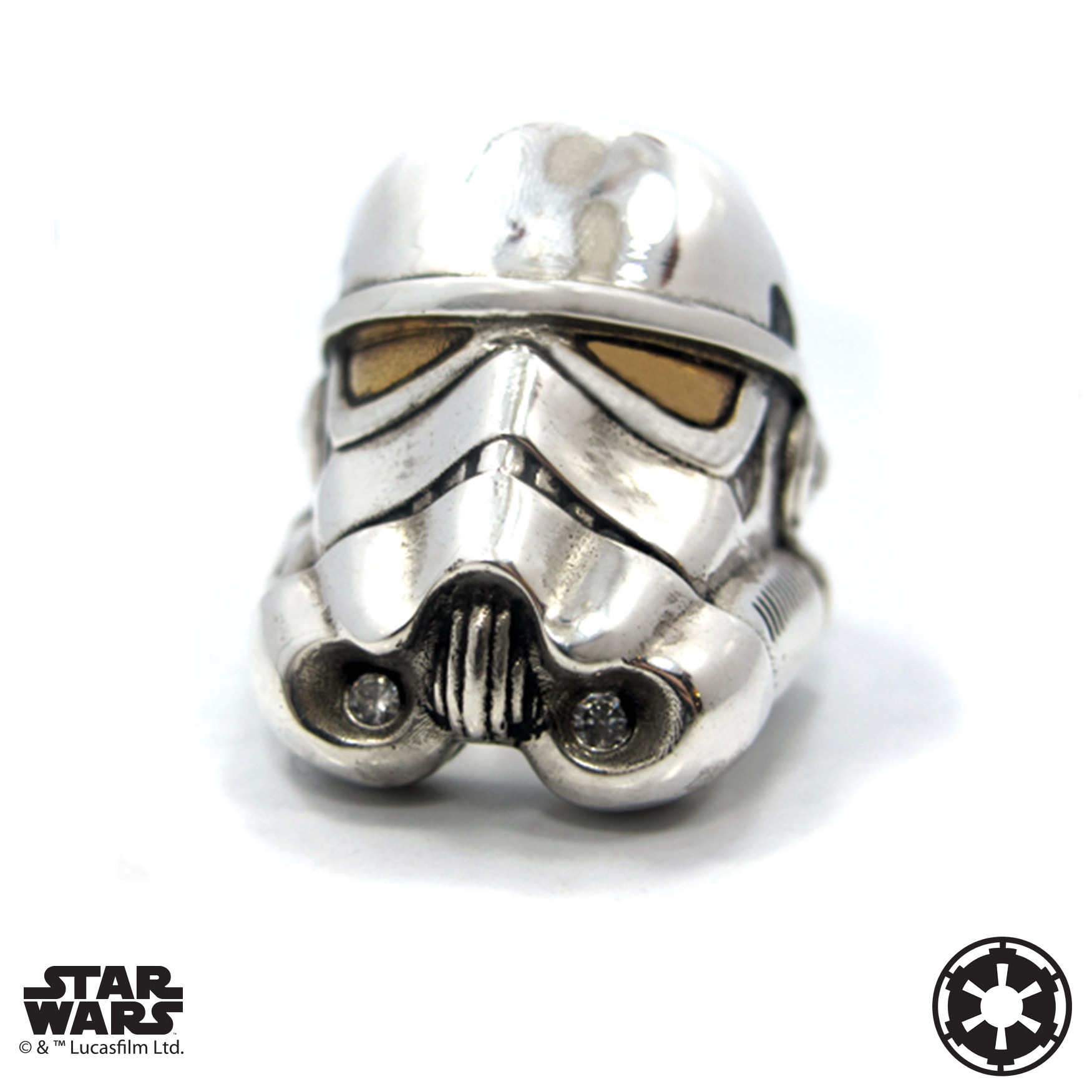 HANCHOLO/ϥ  STAR WARS/STORMTROOPER RING - PRECIOUS METALS  HCSW162 / STERLING 925