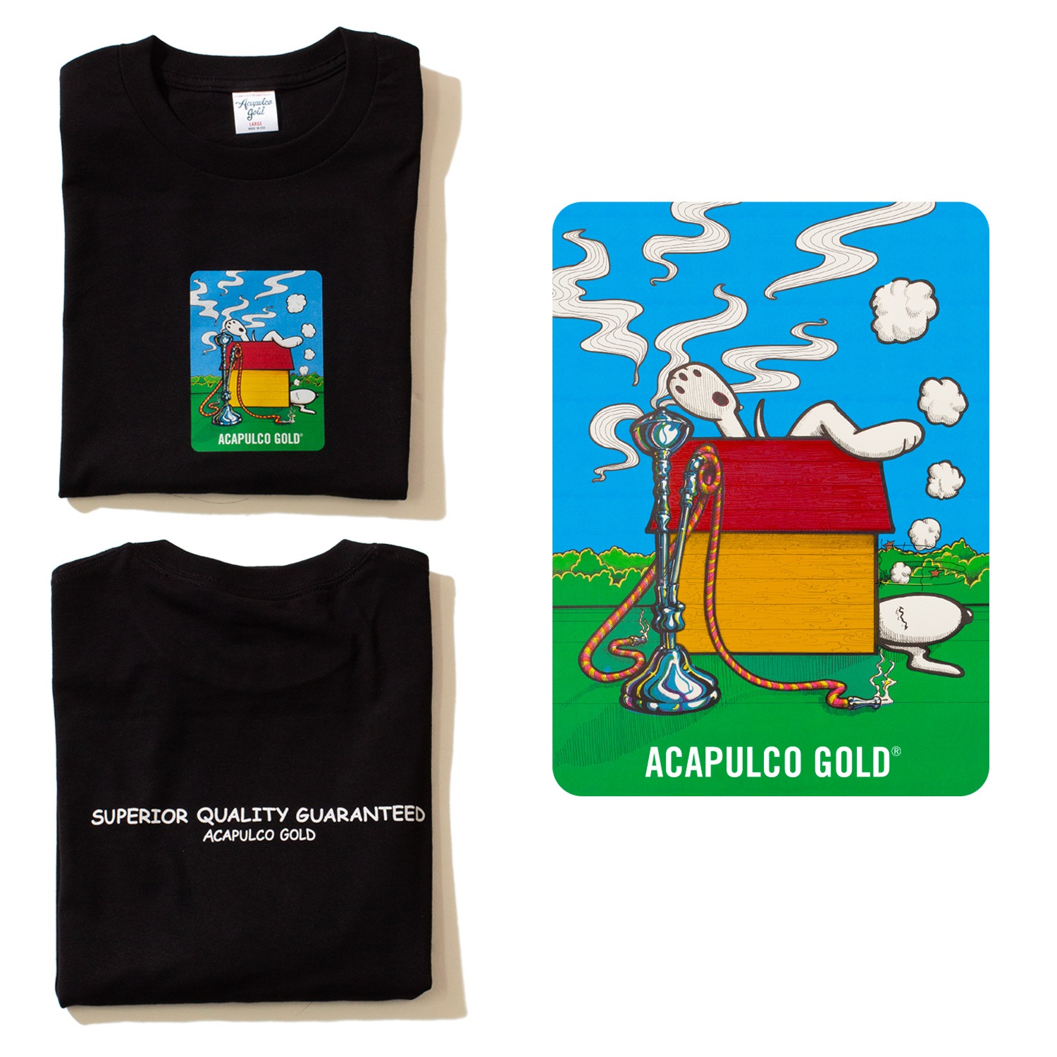 ACAPULCO GOLD/ץ륳 ɡBADASS TEE T / BLACK