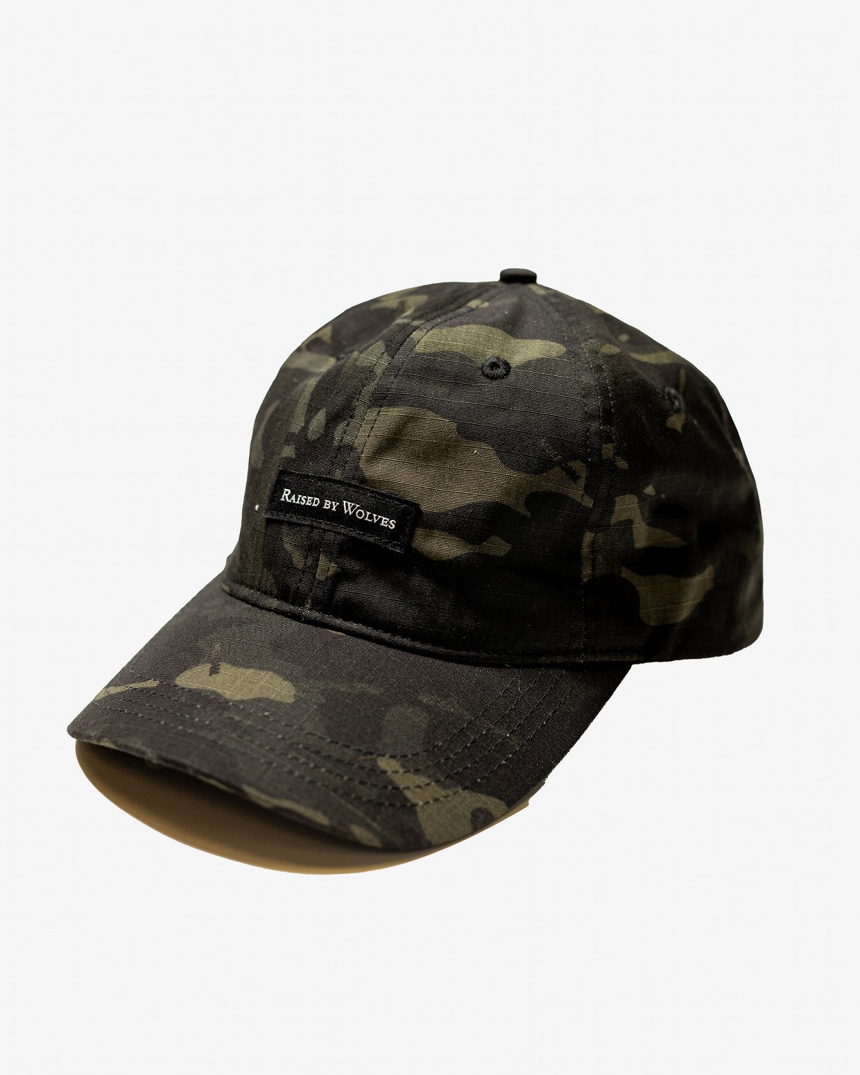 ��RAISED BY WOLVES/�쥤���ɥХ�����֥���MULTICAM 6 PANEL CAP ����å� / BLACK