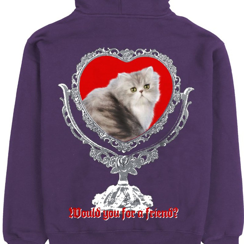 ��PLEASURES/�ץ쥸�㡼����MIRROR HOODIE �ѡ����� / EGGPLANT