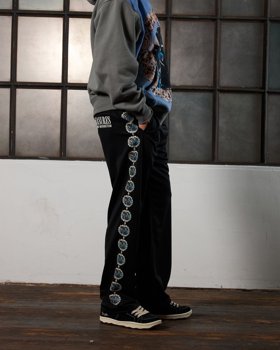 ��PLEASURES/�ץ쥸�㡼����MYTHIC HOPE TRACK PANTS �ȥ�å��ѥ�� / BLACK