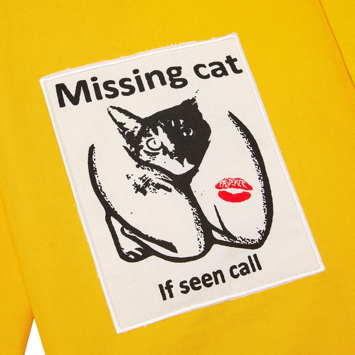 PAS DE MER/ѥɥMISSING CAT SHIRT Ĺµ / MUSTARD