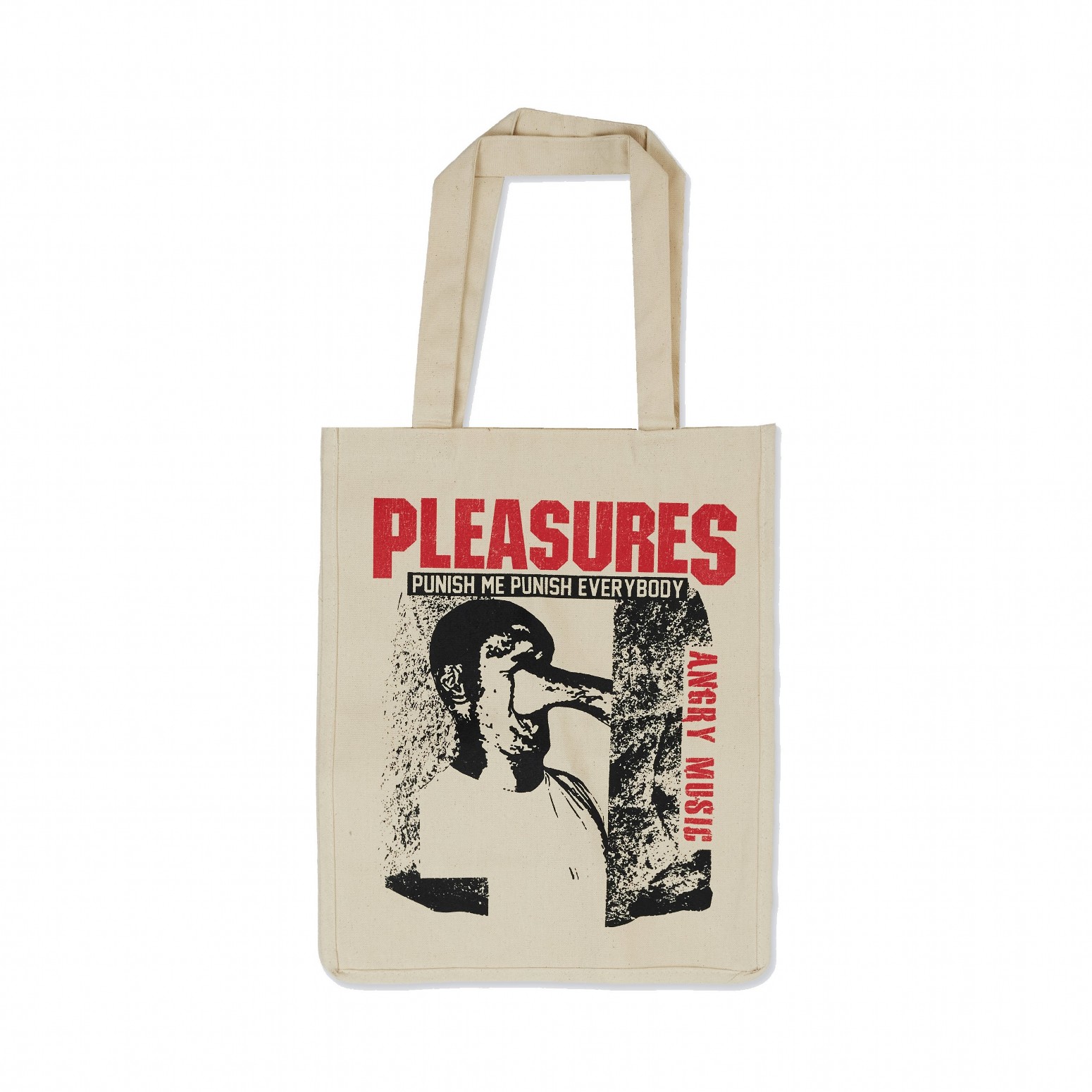PLEASURES/ץ쥸㡼PUNISH TOTE BAG ȡȥХå / NATURAL