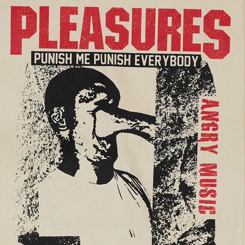 PLEASURES/ץ쥸㡼PUNISH TOTE BAG ȡȥХå / NATURAL