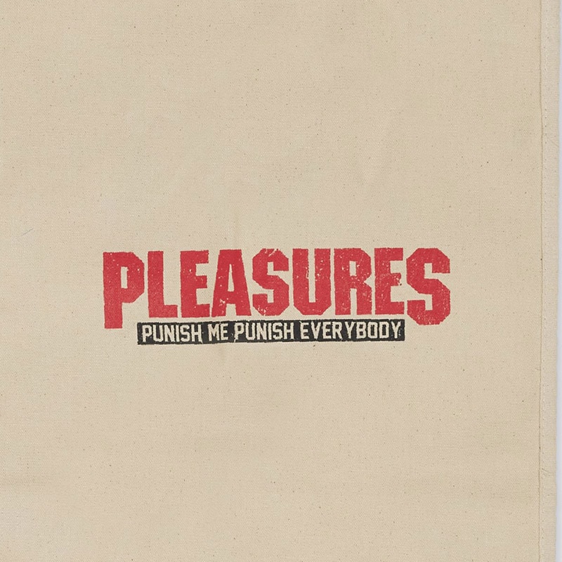 PLEASURES/ץ쥸㡼PUNISH TOTE BAG ȡȥХå / NATURAL