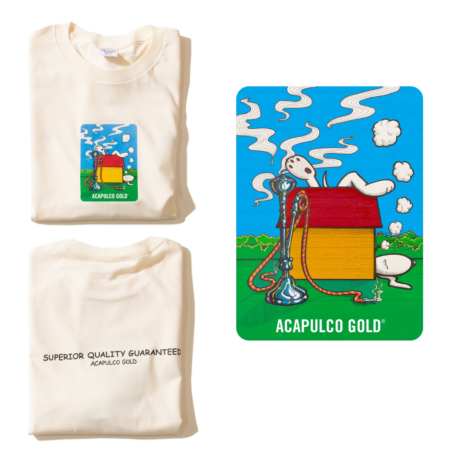 ��ACAPULCO GOLD/�����ץ륳 ������ɡ�BADASS TEE T����� / NATURAL