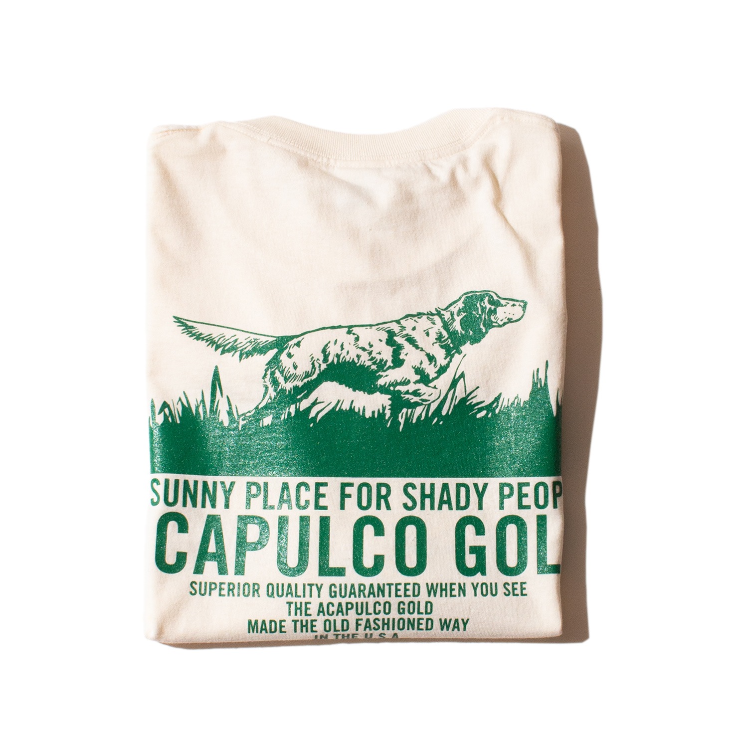 ��ACAPULCO GOLD/�����ץ륳 ������ɡ�POINTER DOG TEE TEE T����� / CREAM