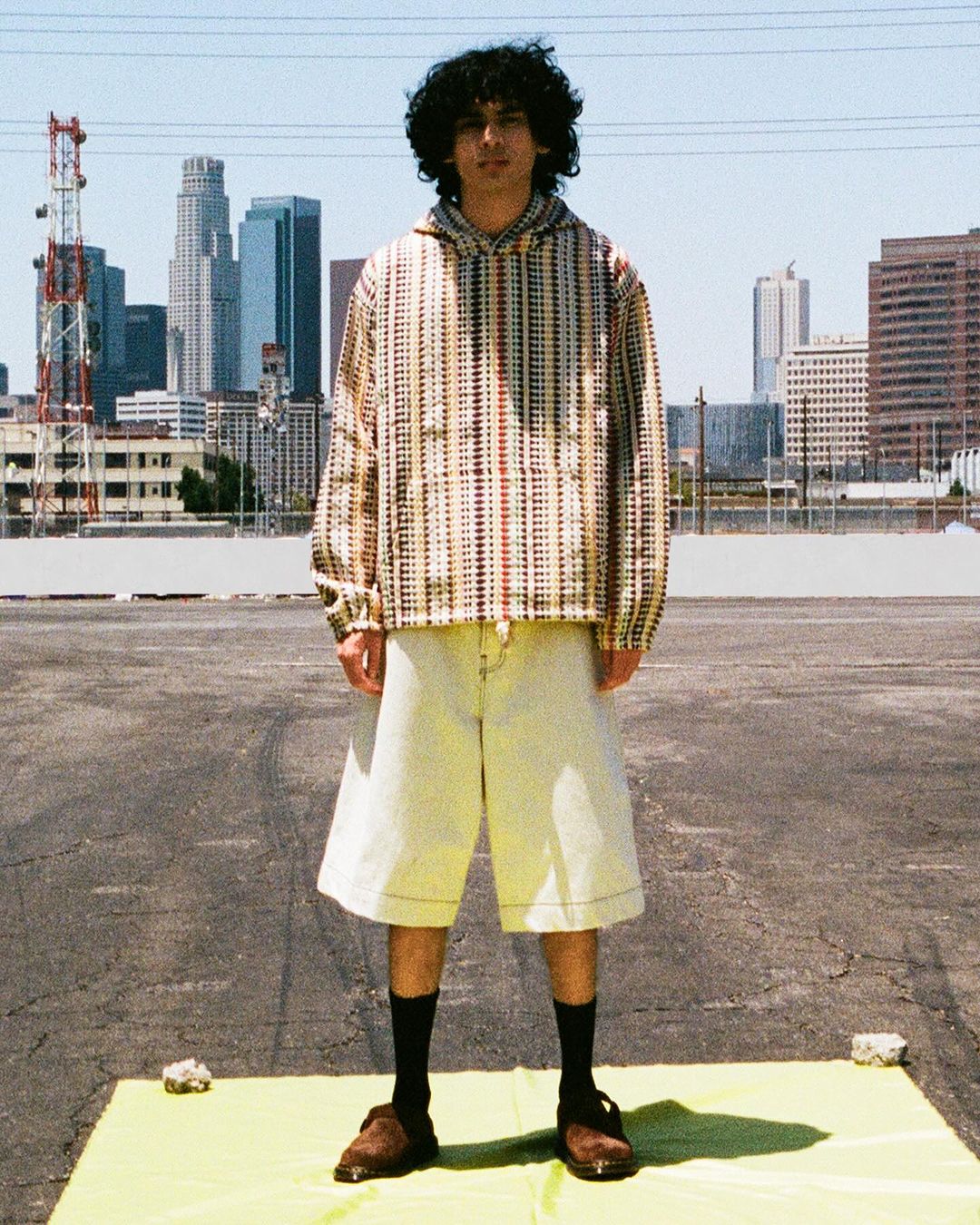 PLEASURES/ץ쥸㡼STITCH PONCHO HOODIE ѡ / ECRU