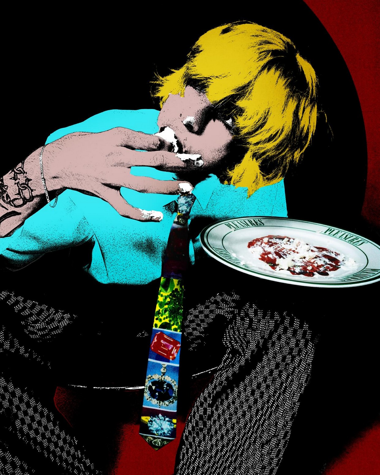 ��PLEASURES/�ץ쥸�㡼����JEWEL NECKTIE �ͥ����� / MULTI