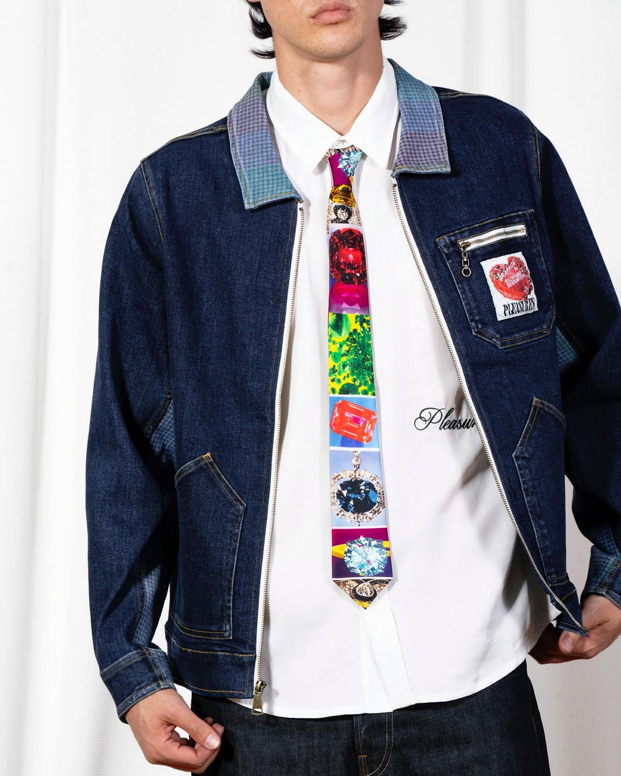 ��PLEASURES/�ץ쥸�㡼����JEWEL NECKTIE �ͥ����� / MULTI