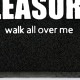 PLEASURES/ץ쥸㡼OVER ME RUBBER DOOR MAT ɥޥå / BLACK