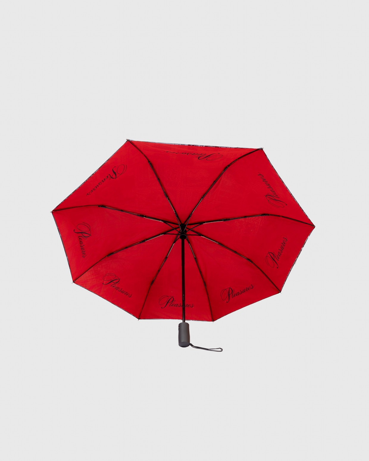 PLEASURES/ץ쥸㡼NEWSPRINT UMBRELLA  / BLACK