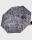 PLEASURES/ץ쥸㡼NEWSPRINT UMBRELLA  / BLACK