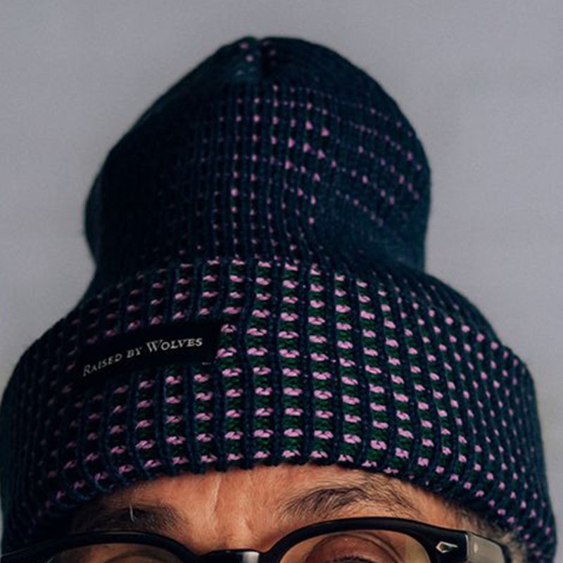 ��RAISED BY WOLVES/�쥤���ɥХ�����֥���TWEED WATCH CAP ����å� / AURORA