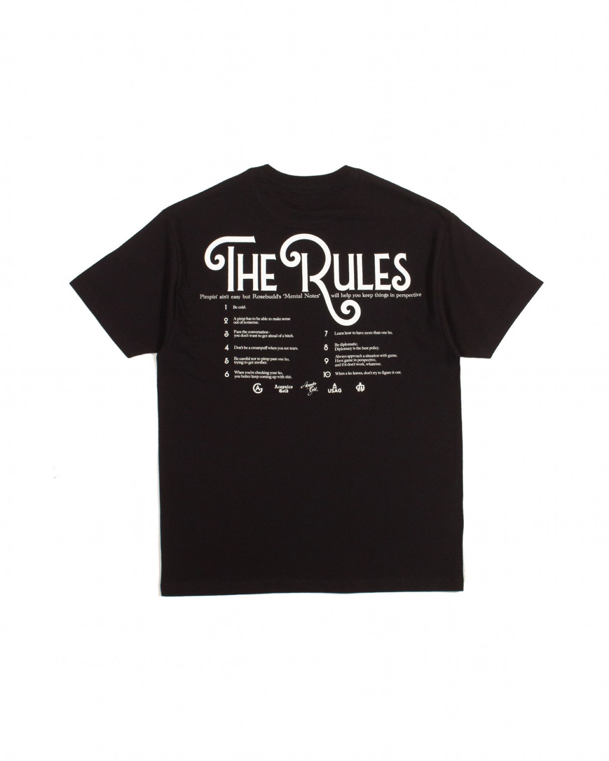 ��ACAPULCO GOLD/�����ץ륳 ������ɡ�PIMPIN' AIN'T EASY TEE T����� / BLACK
