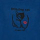 PAS DE MER/ѥɥMISSING CAT T-SHIRT T / BLUE NAVY