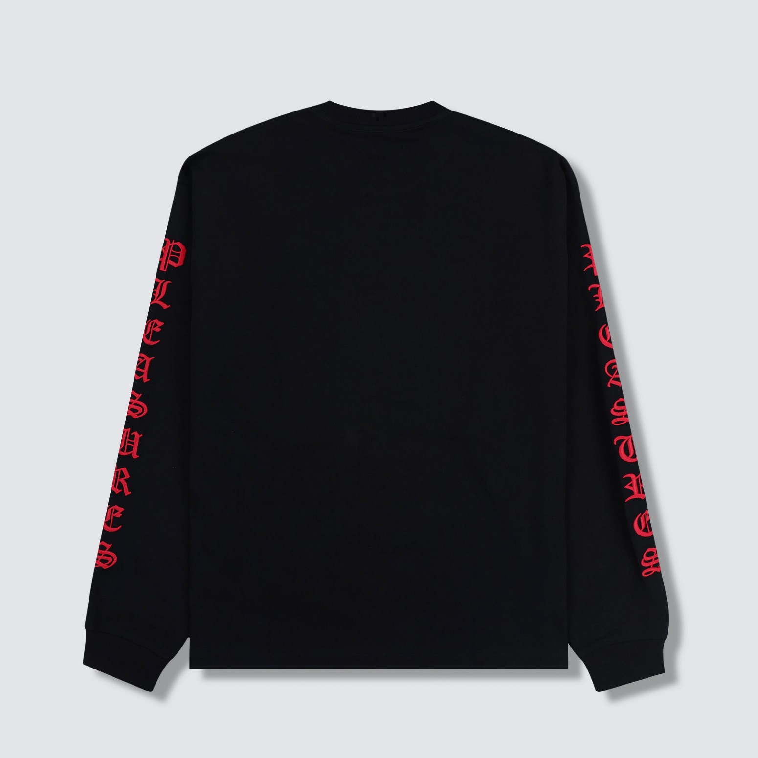 ��PLEASURES/�ץ쥸�㡼����OE HEAVYWEIGHT LONG SLEEVE ĹµT����� / BLACK